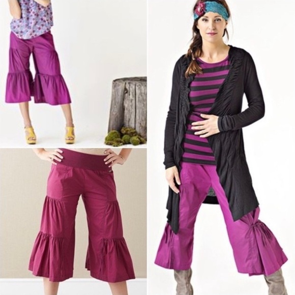 Matilda Jane Paint By Numbers Butterfly Crop Pant Size Small NWT - Picture 4 of 11